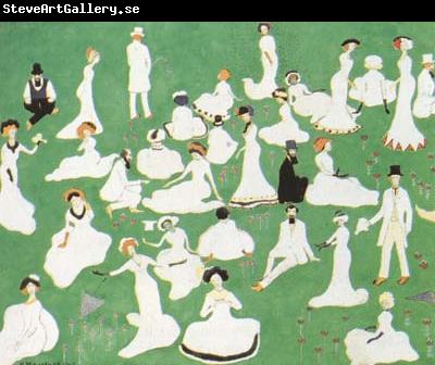 Kasimir Malevich Repose Society in Top Hats (mk19)